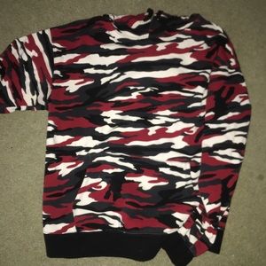 red camp hoodie